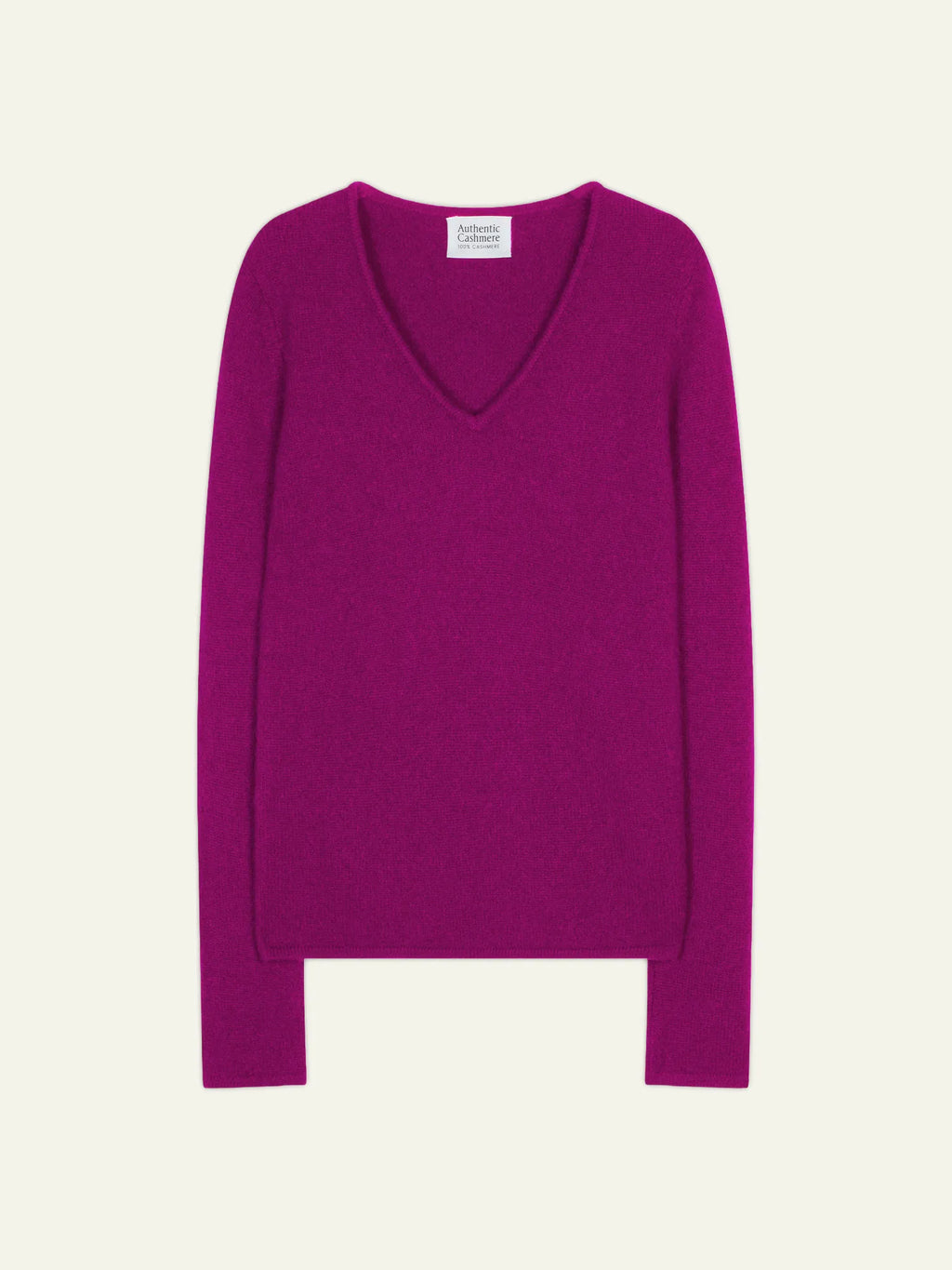 CHELSEA pull col V 4 fils violine