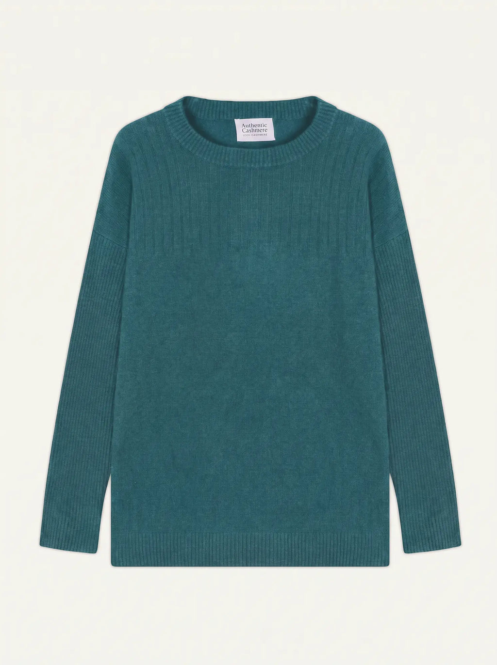 DARIA Sweater Crew Neck Heather Teal
