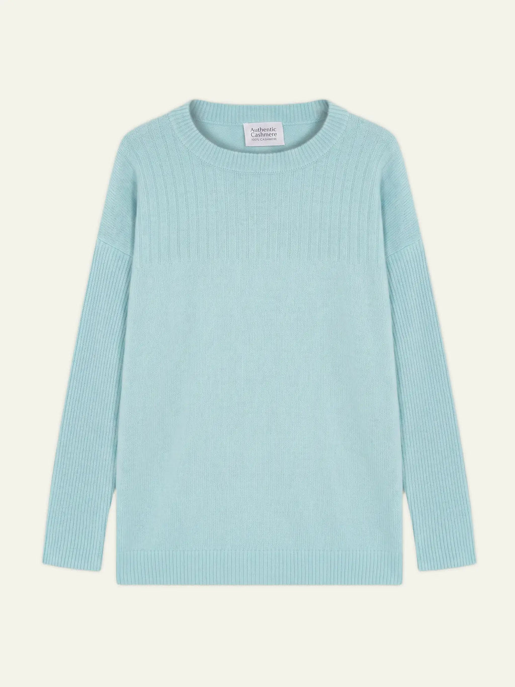 DARIA Pullover Rundhalsausschnitt Aqua