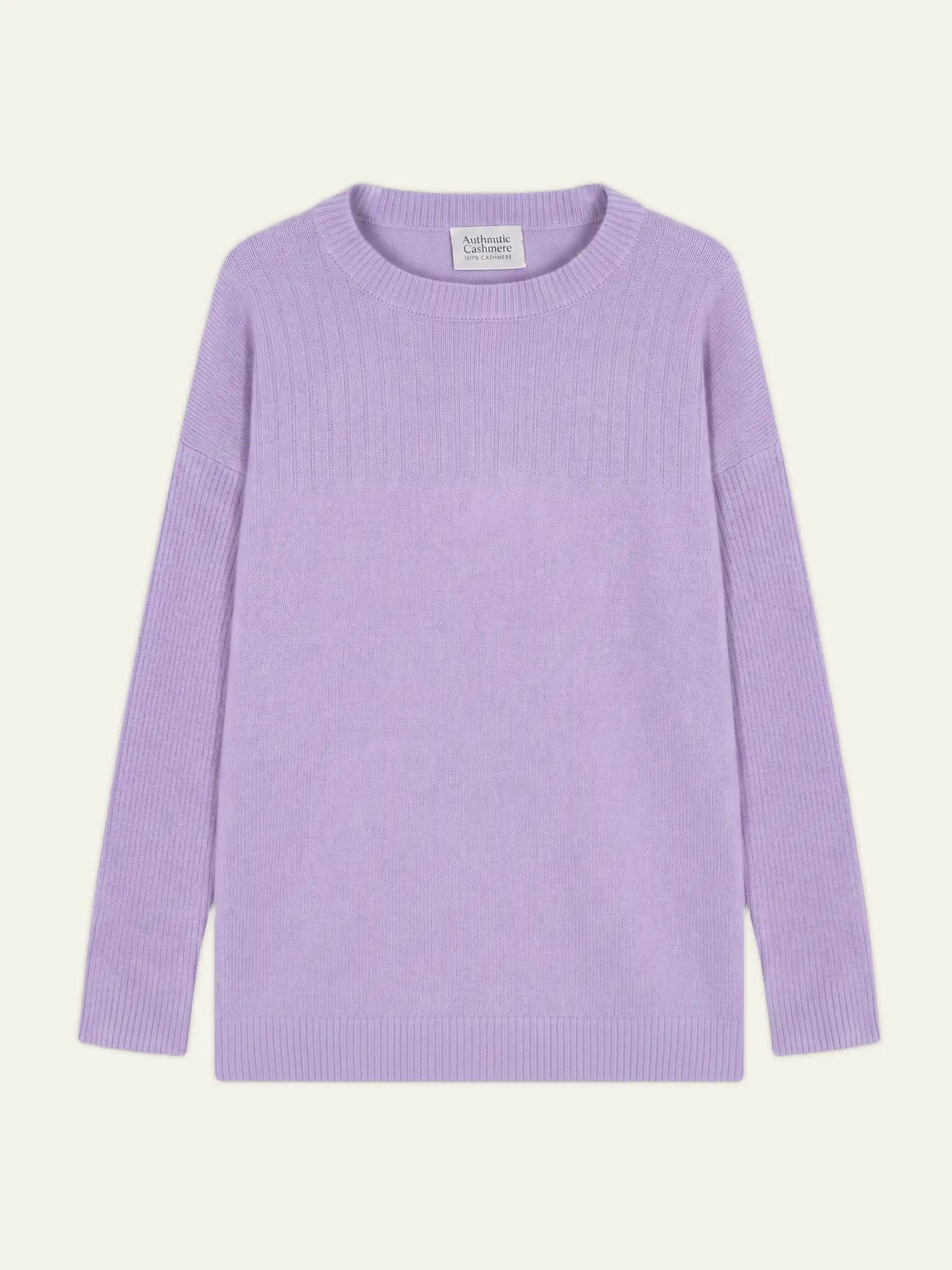 DARIA Pullover Rundhalsausschnitt Malvenfarben