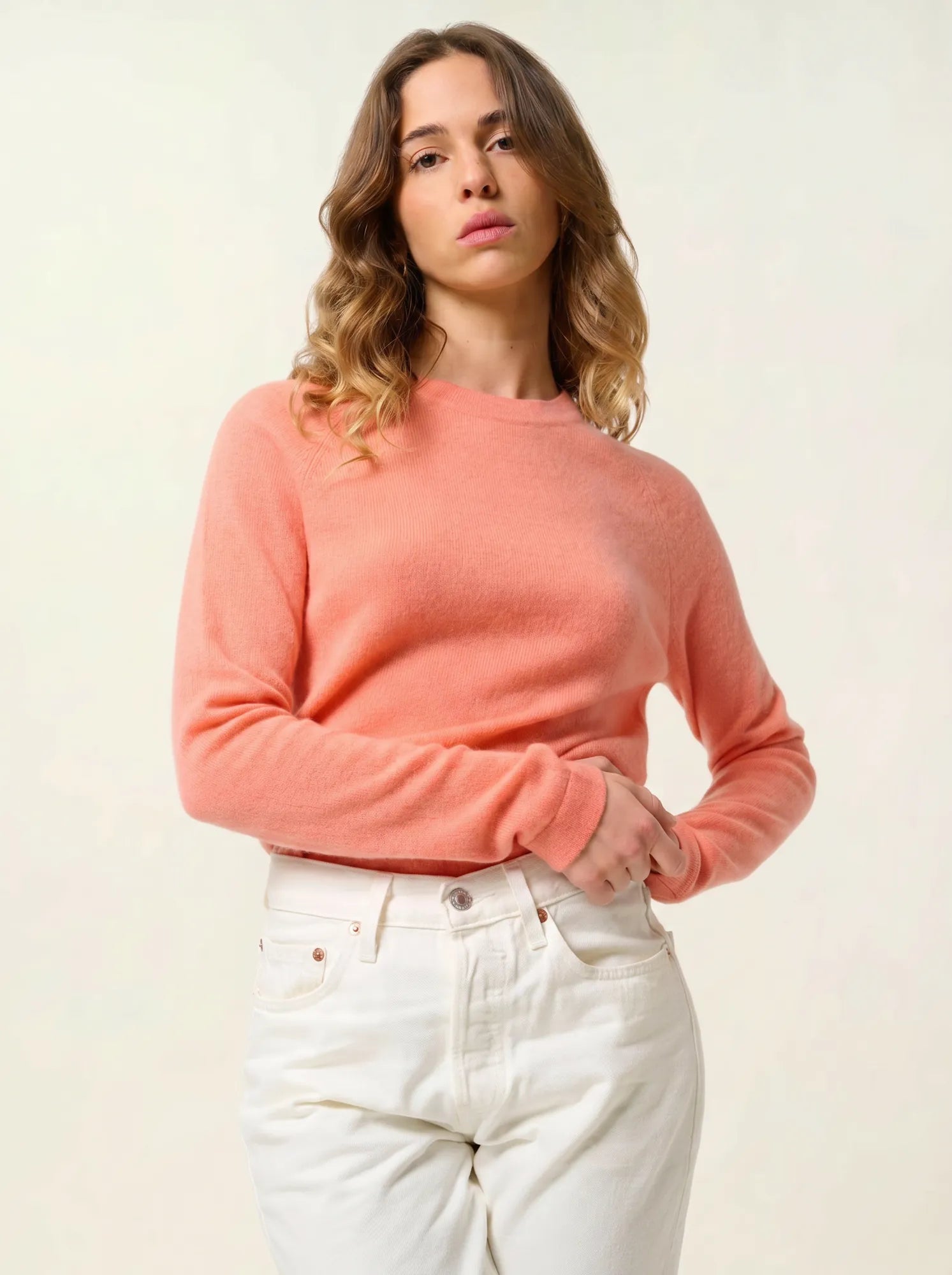 ECRIN pull col rond pêche