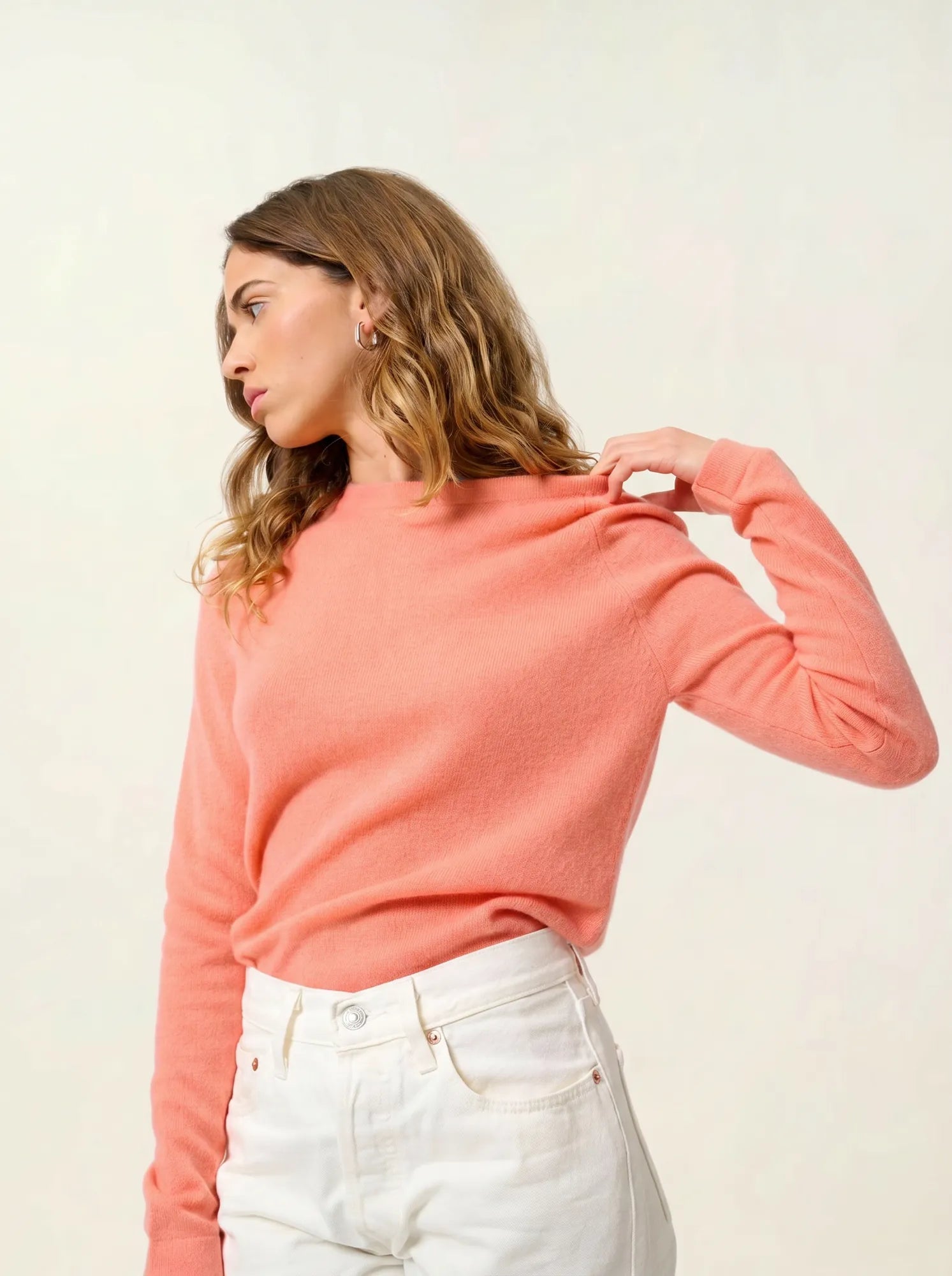 ECRIN pull col rond pêche