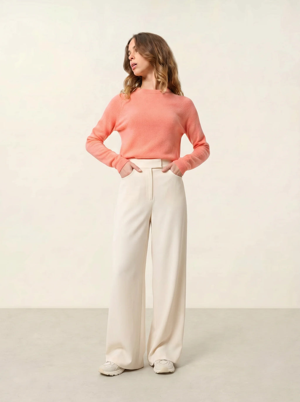 ECRIN pull col rond pêche