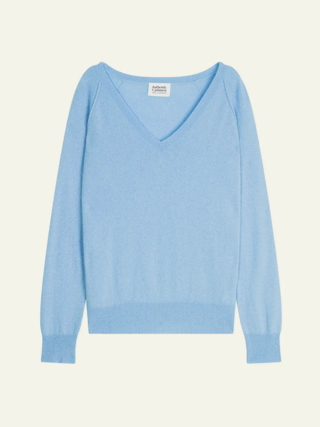 GIUSALET Pullover V-Ausschnitt Inkablau