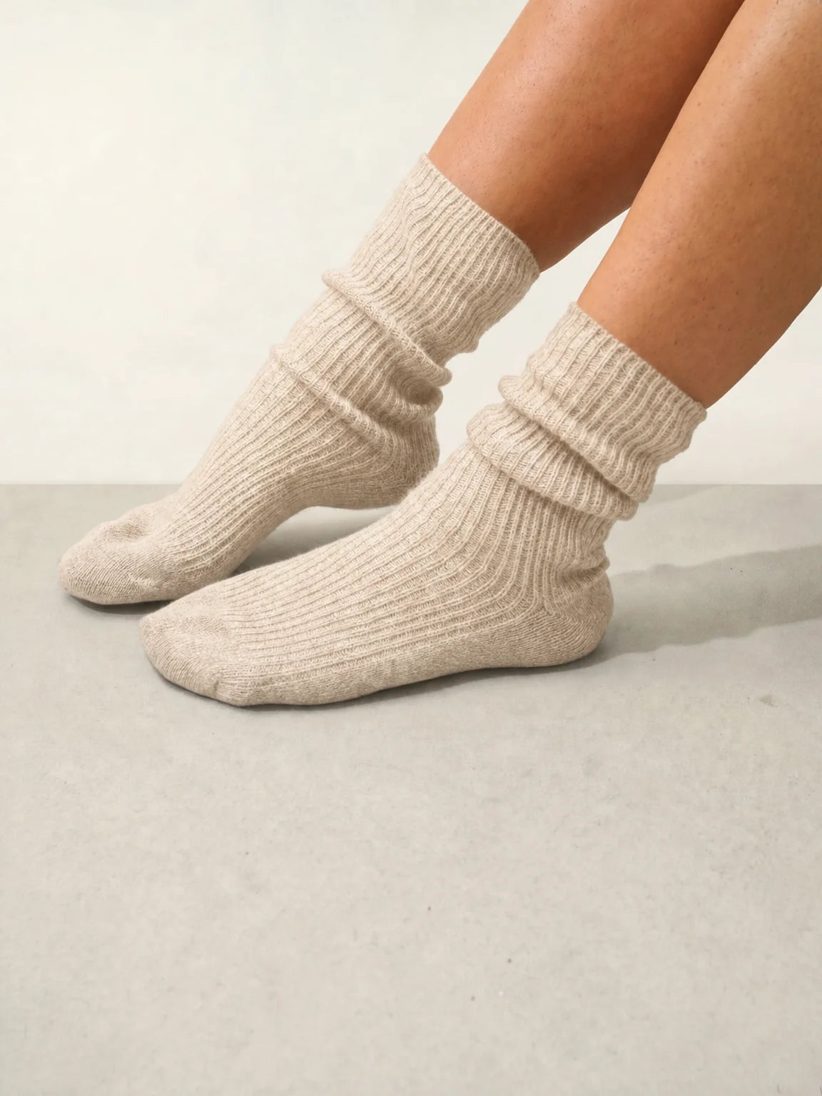 CHEWILA Socks 4 Ply Oat
