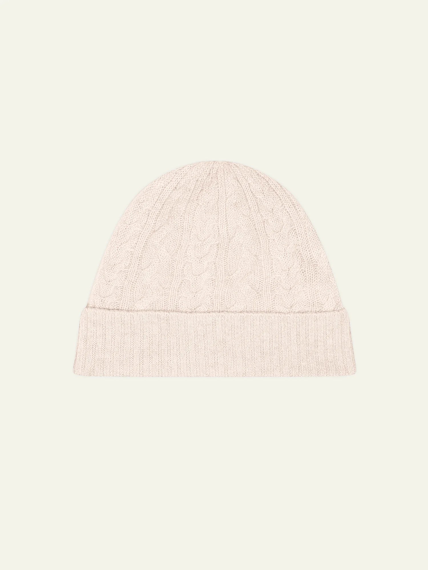 SCOTT beanie 4 ply heather beige