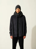 PINIER bonnet noir chiné