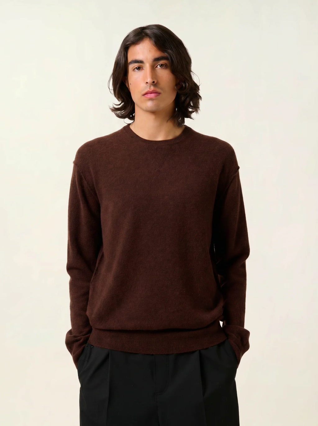NOLAN pull col rond café