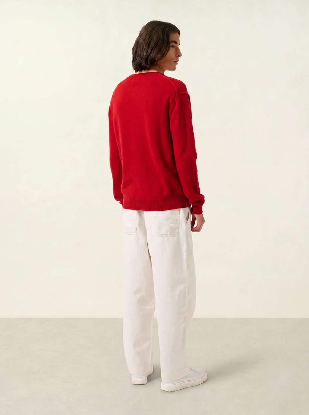 NOLAN sweater crew neck ruby