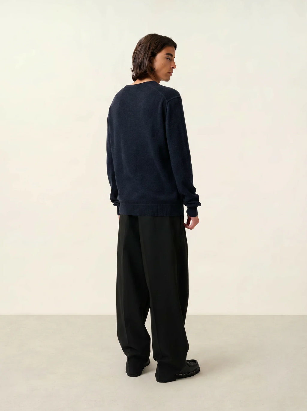 TIMEO pullover v-ausschnitt caviar
