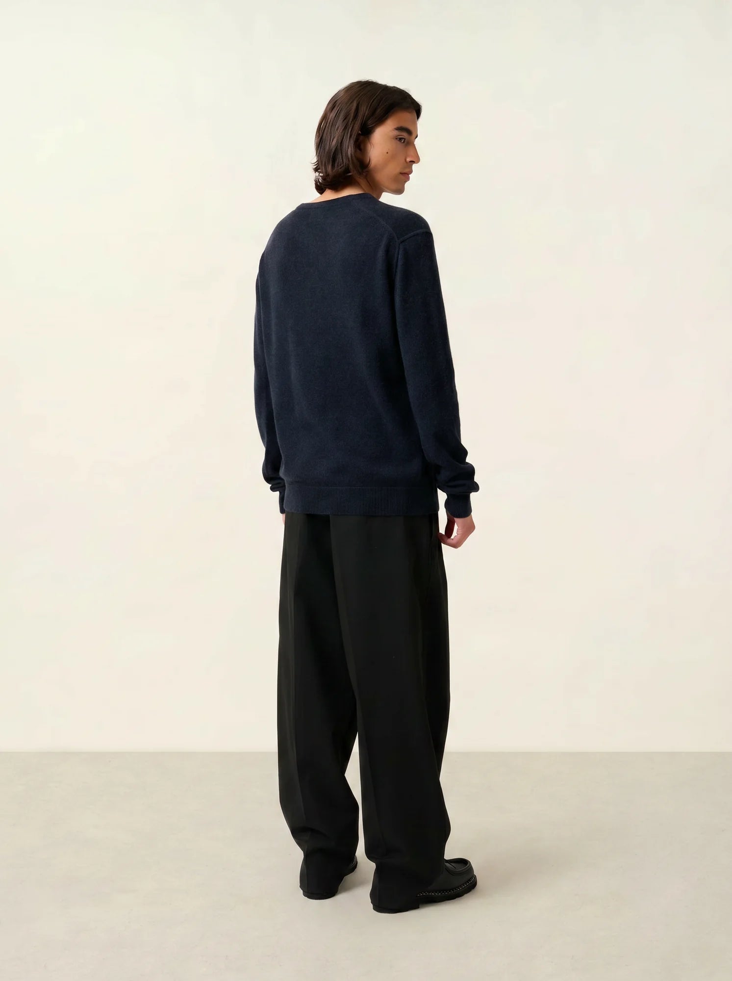 TIMEO pullover v-ausschnitt caviar