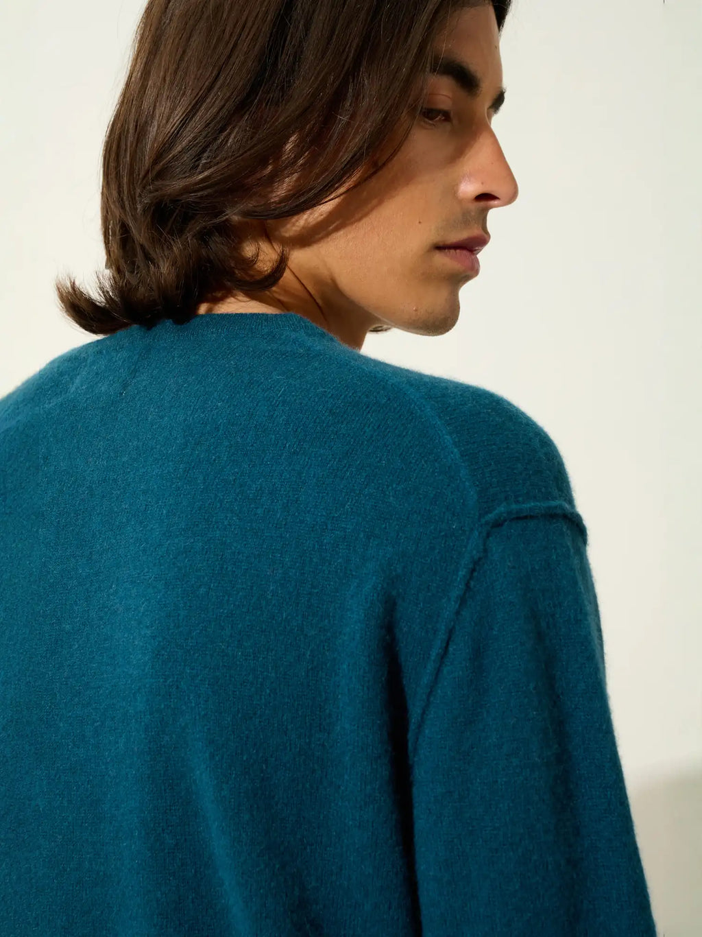 TIMEO pullover v-ausschnitt grün petrol
