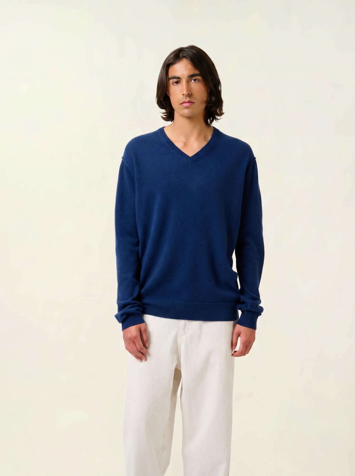 TIMEO pullover v-ausschnitt mitternacht