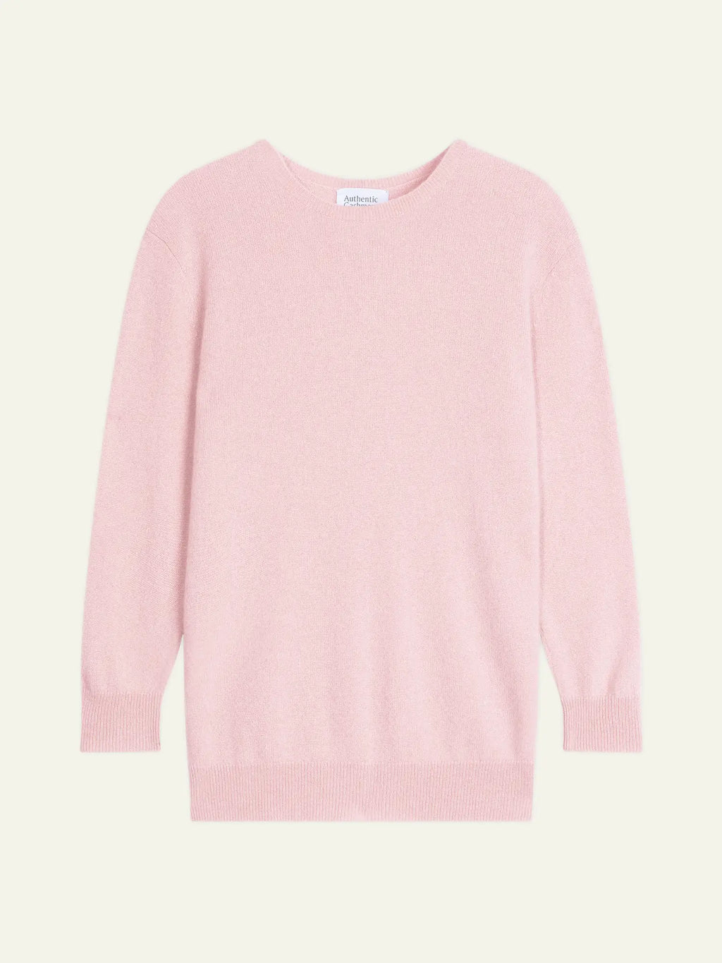 ESTARIS pull col rond boutonné dos poudre
