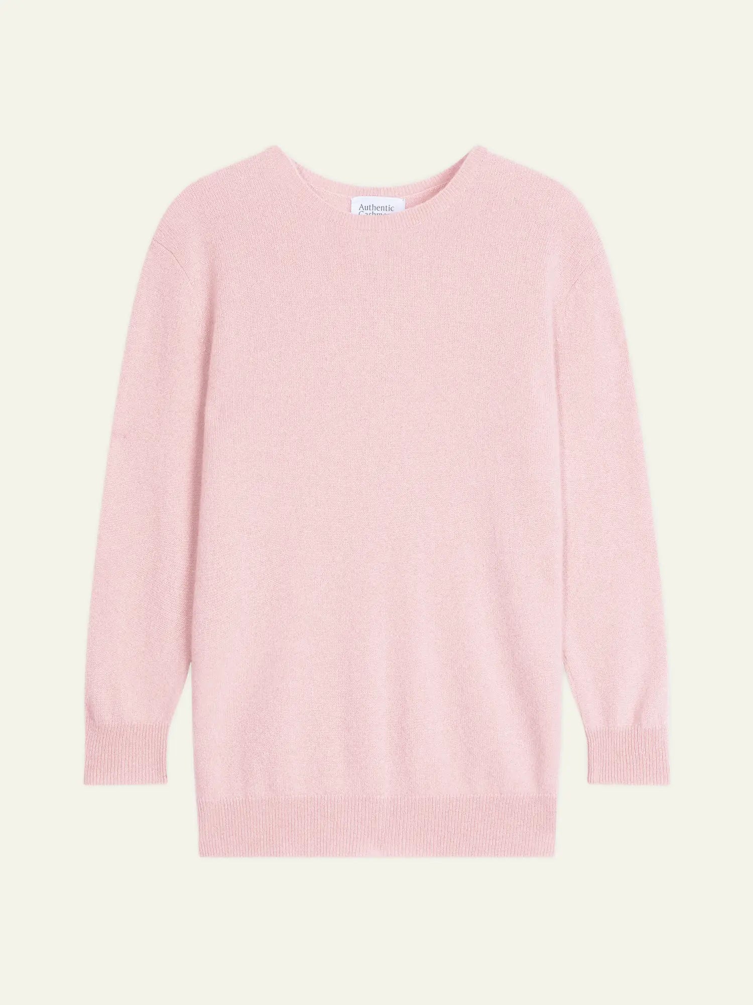 ESTARIS pull col rond boutonné dos poudre