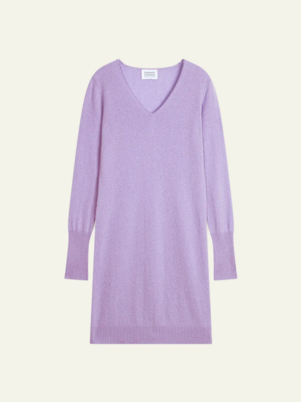 CAPELET Kleid V-Ausschnitt Malvenfarben