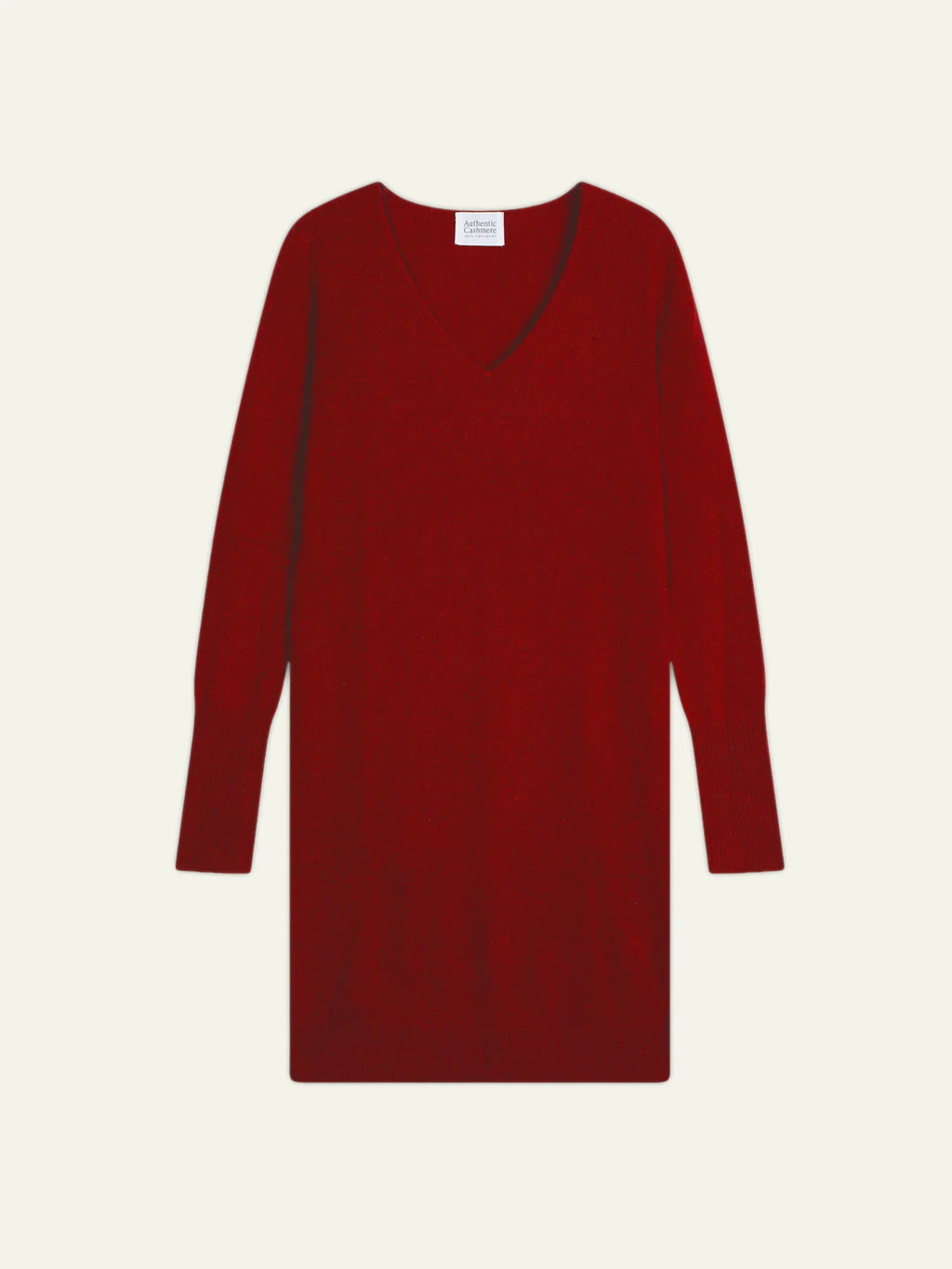 CAPELET Dress V-Neck Ruby