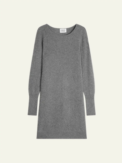 ARMET Robe Col Rond Flanelle Chiné