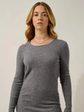 ARMET dress crew neck heather flannel