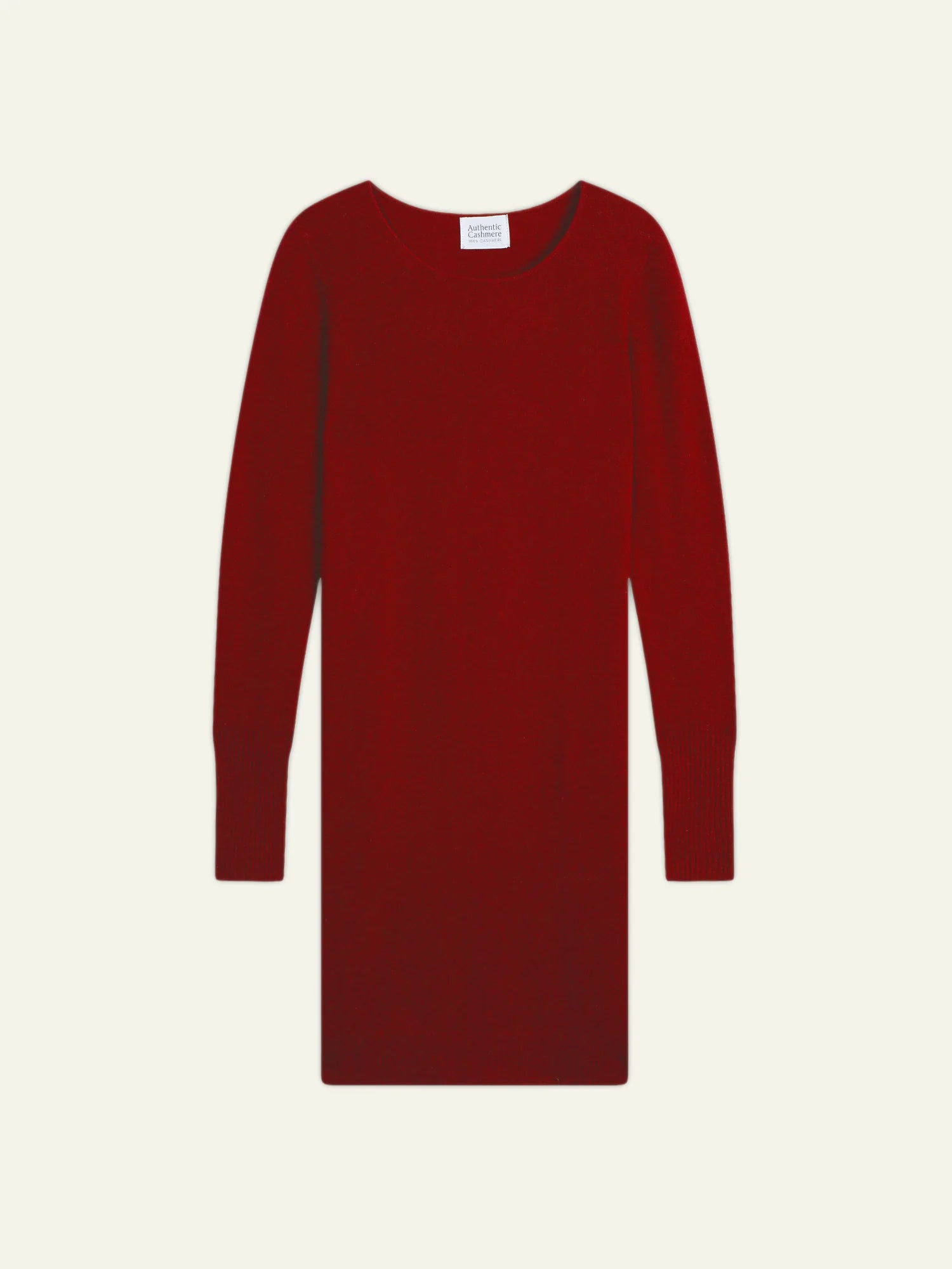 ARMET robe col rond rubis