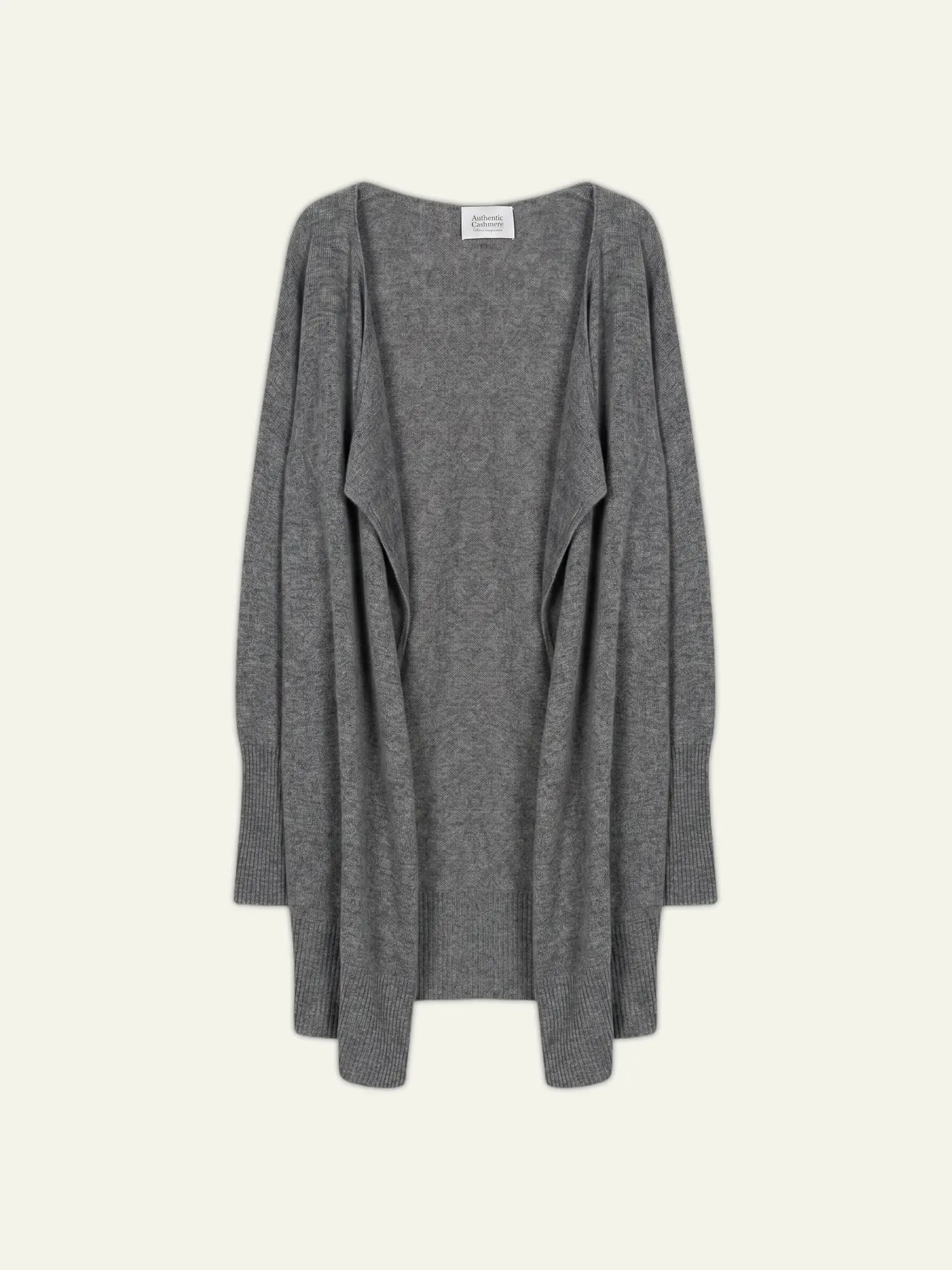 CHÉSERY veste longue flanelle chiné