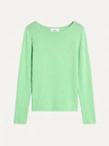 CRIOU Pull Col Bateau Tilleul