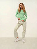 CRIOU pull col bateau tilleul
