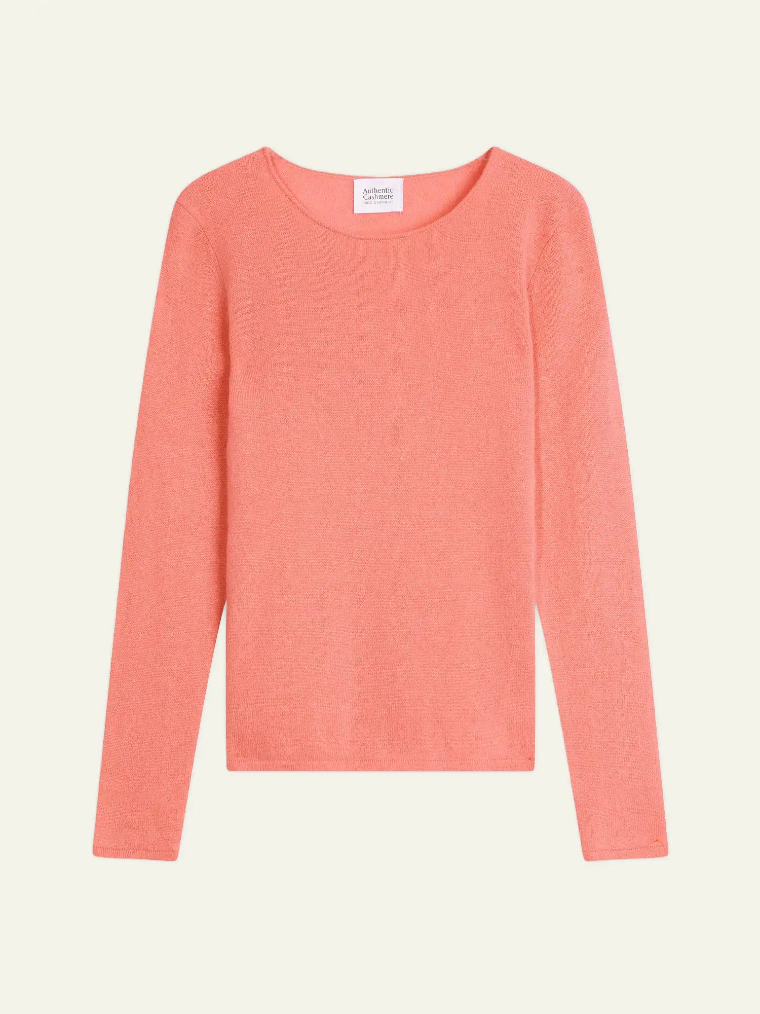 CRIOU pullover u-boot-ausschnitt pfirsich