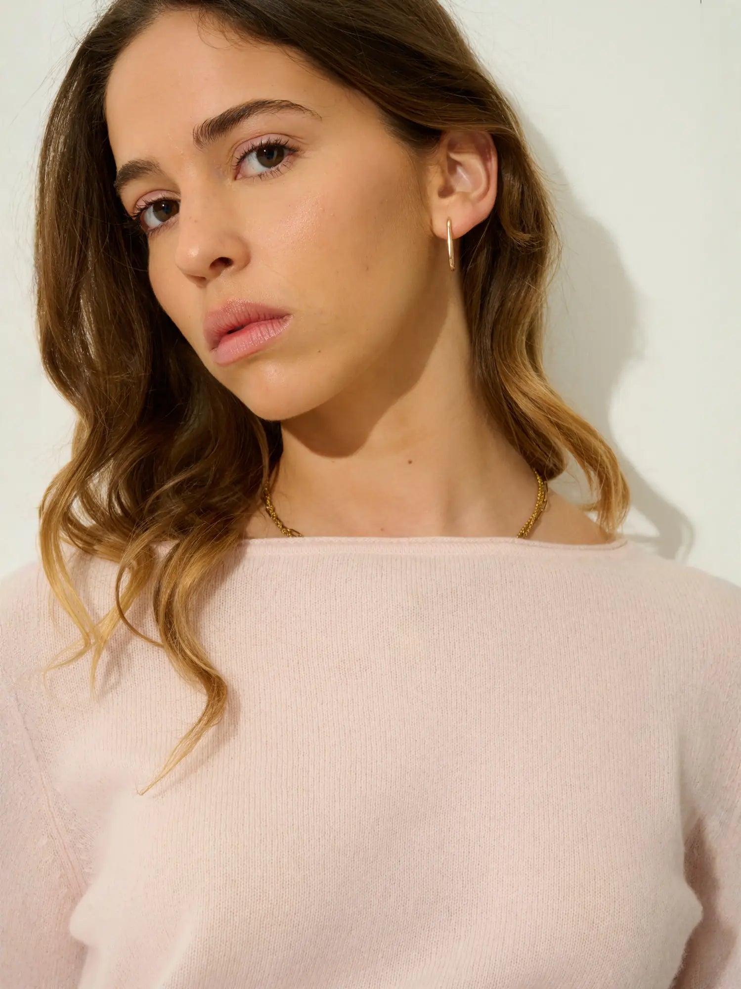CRIOU pull col bateau poudre