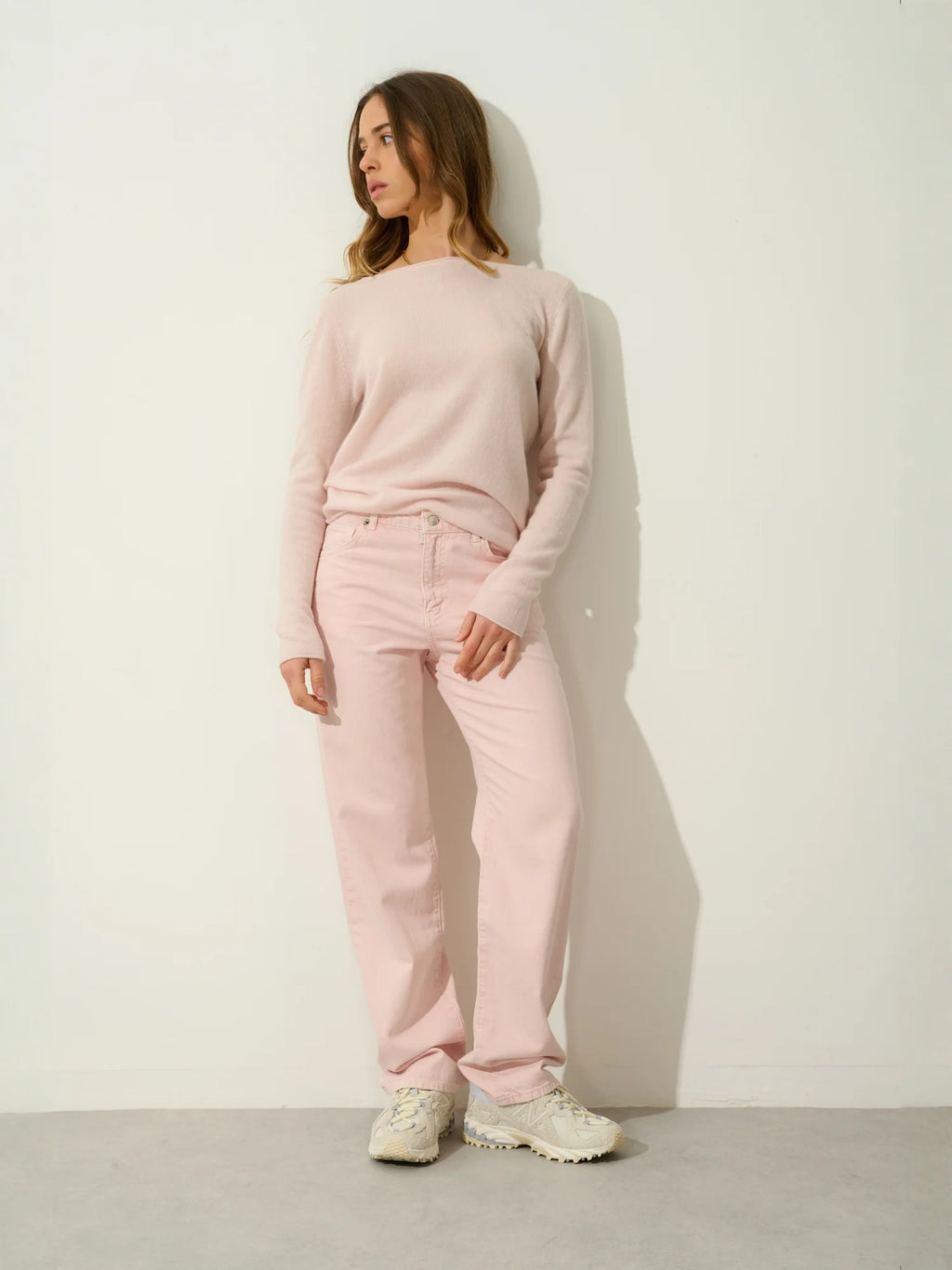 CRIOU pull col bateau poudre