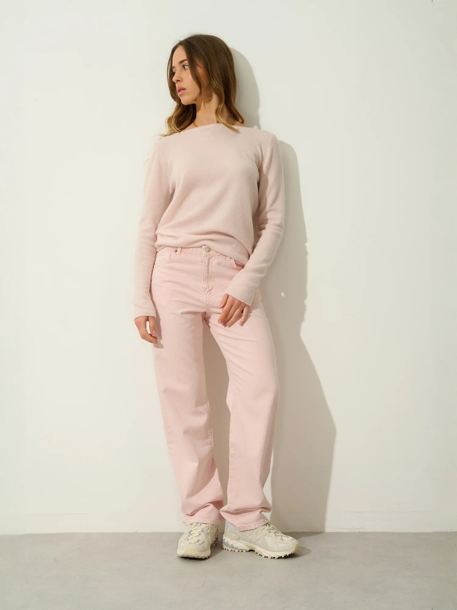 CRIOU pull col bateau poudre