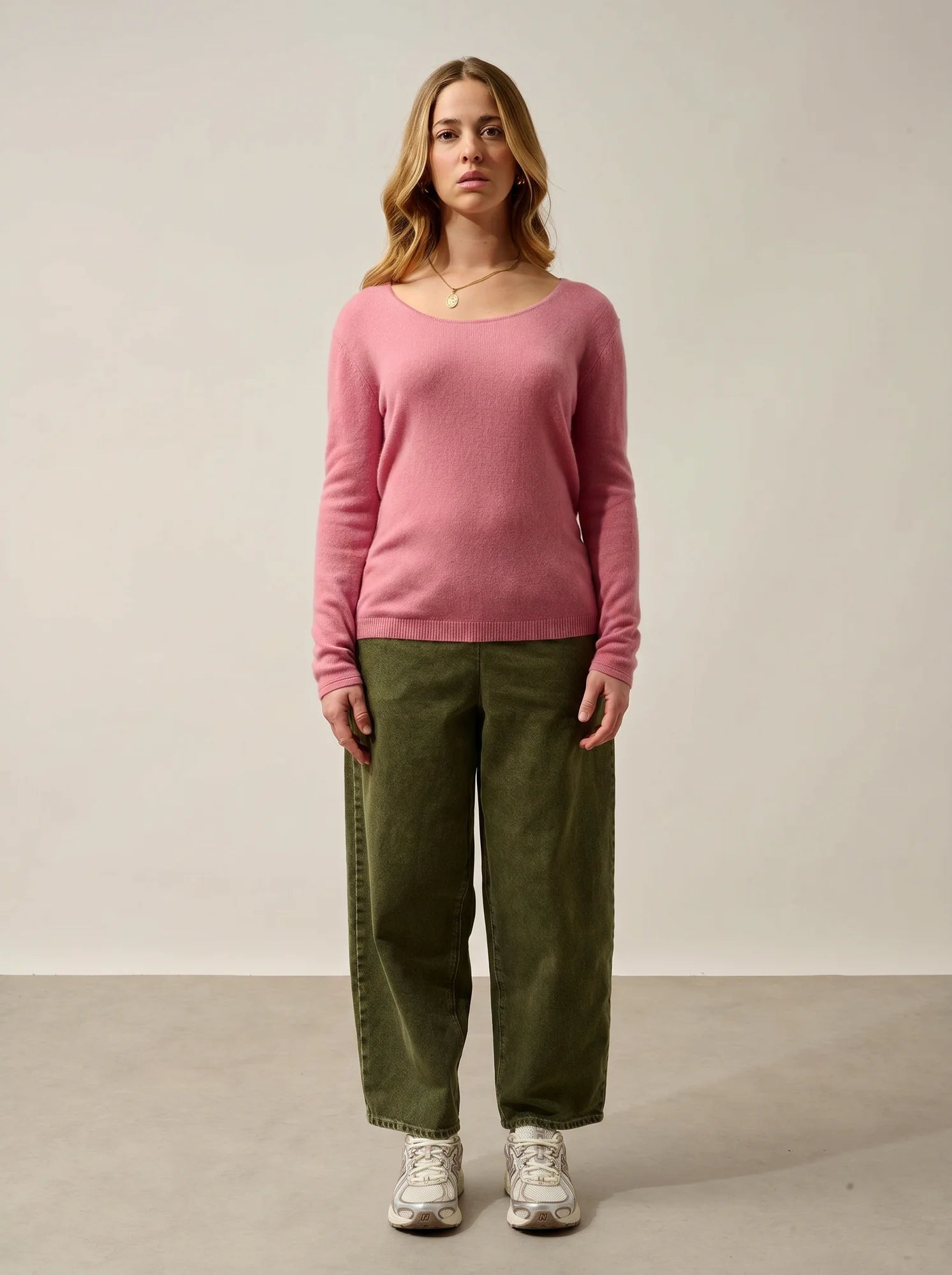 LANFON sweater crew neck petal