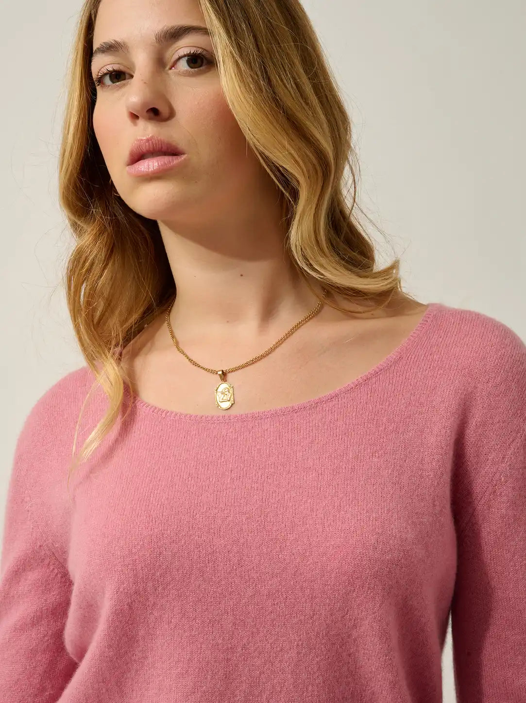 LANFON sweater crew neck petal