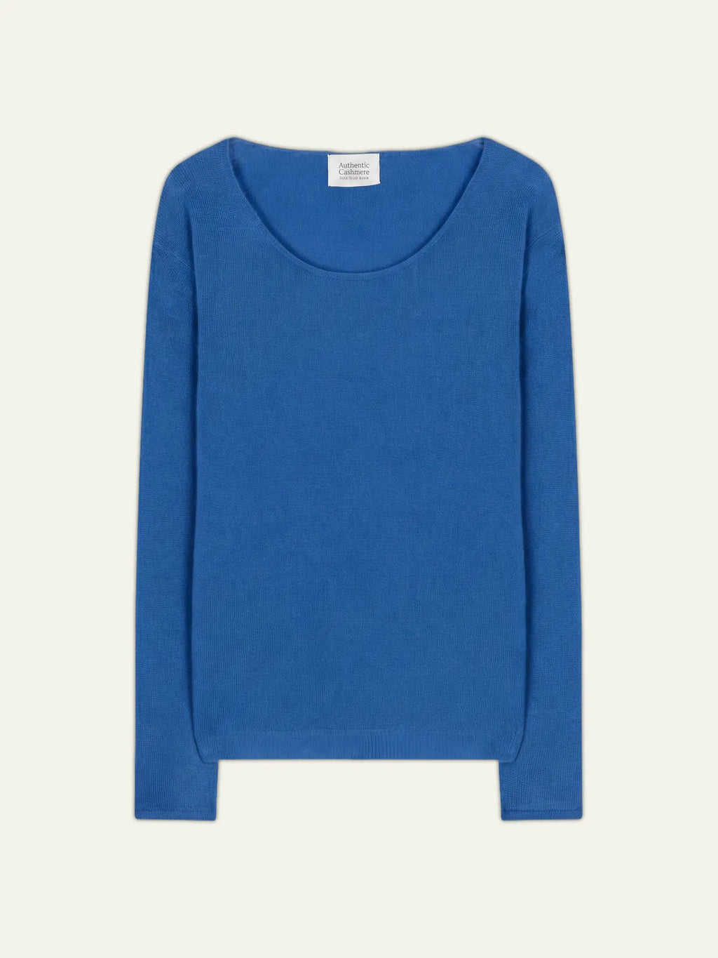 LANFON pull col rond bleu électrique