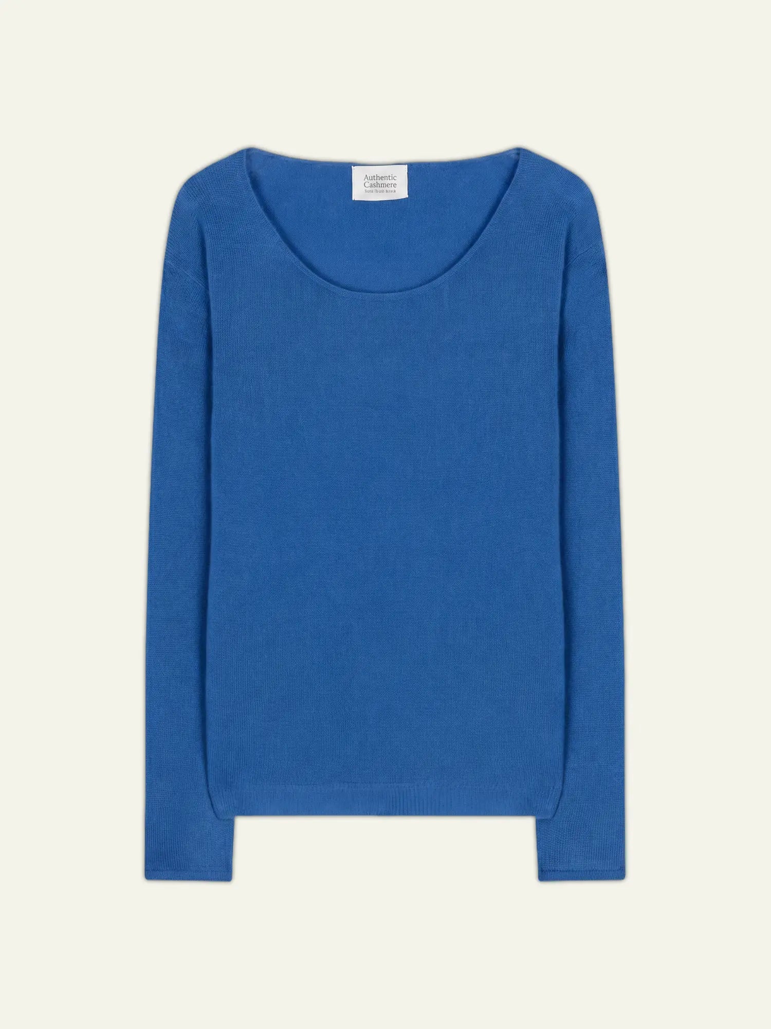 LANFON pull col rond bleu électrique