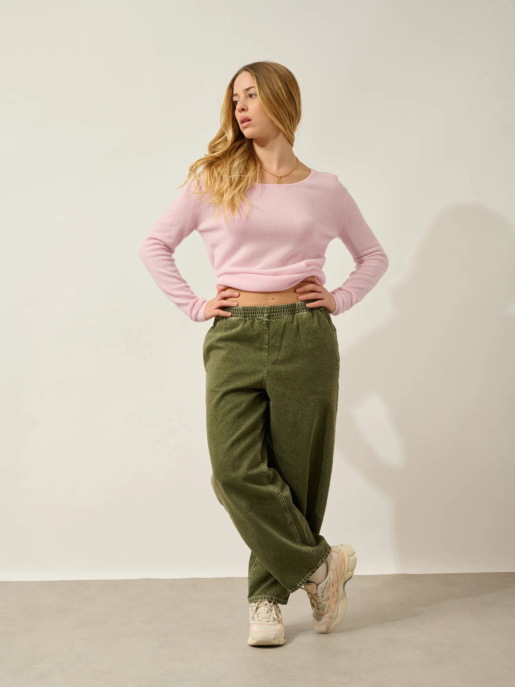 LANFON pull col rond poudre