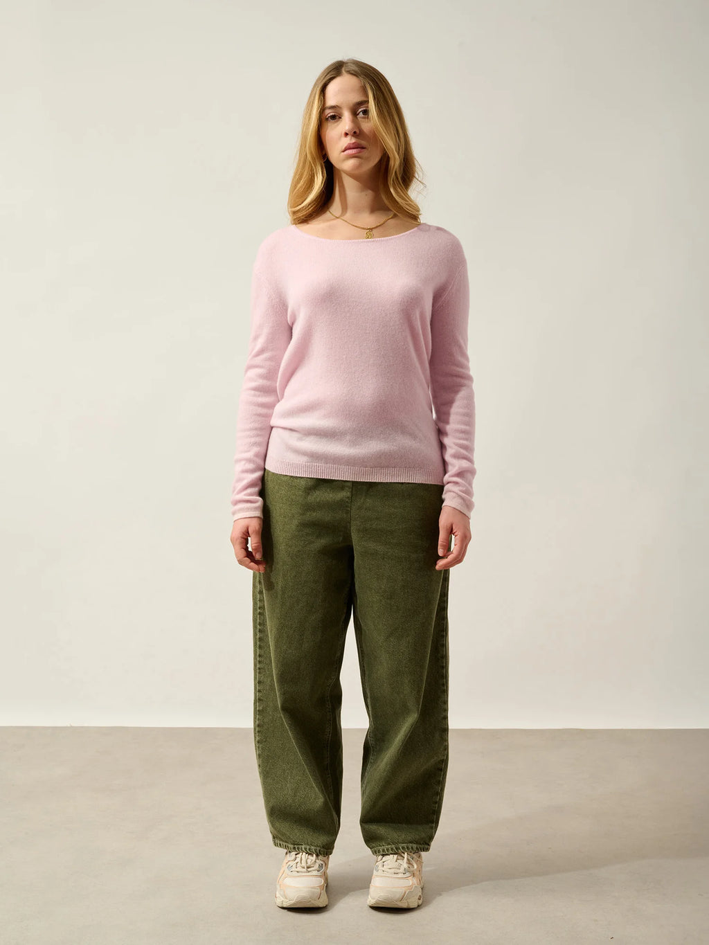 LANFON pull col rond poudre