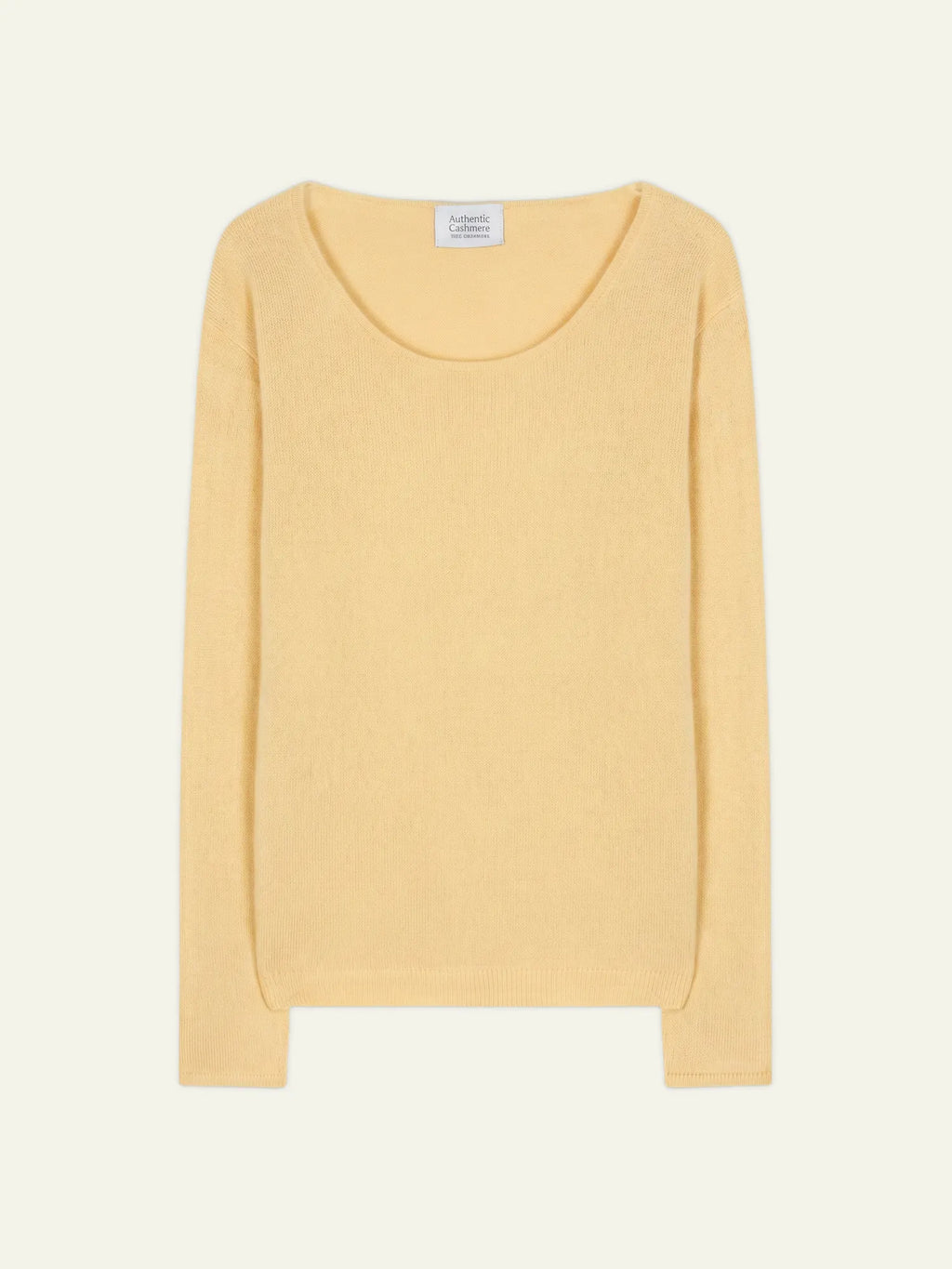 LANFON pullover rundhalsausschnitt vanille