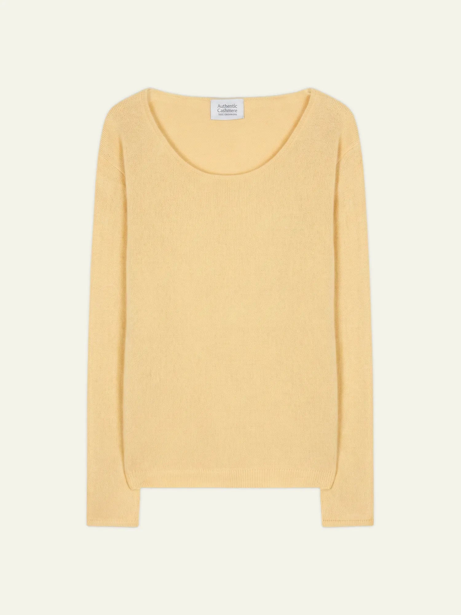 LANFON sweater crew neck vanilla