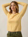 LANFON pullover rundhalsausschnitt vanille