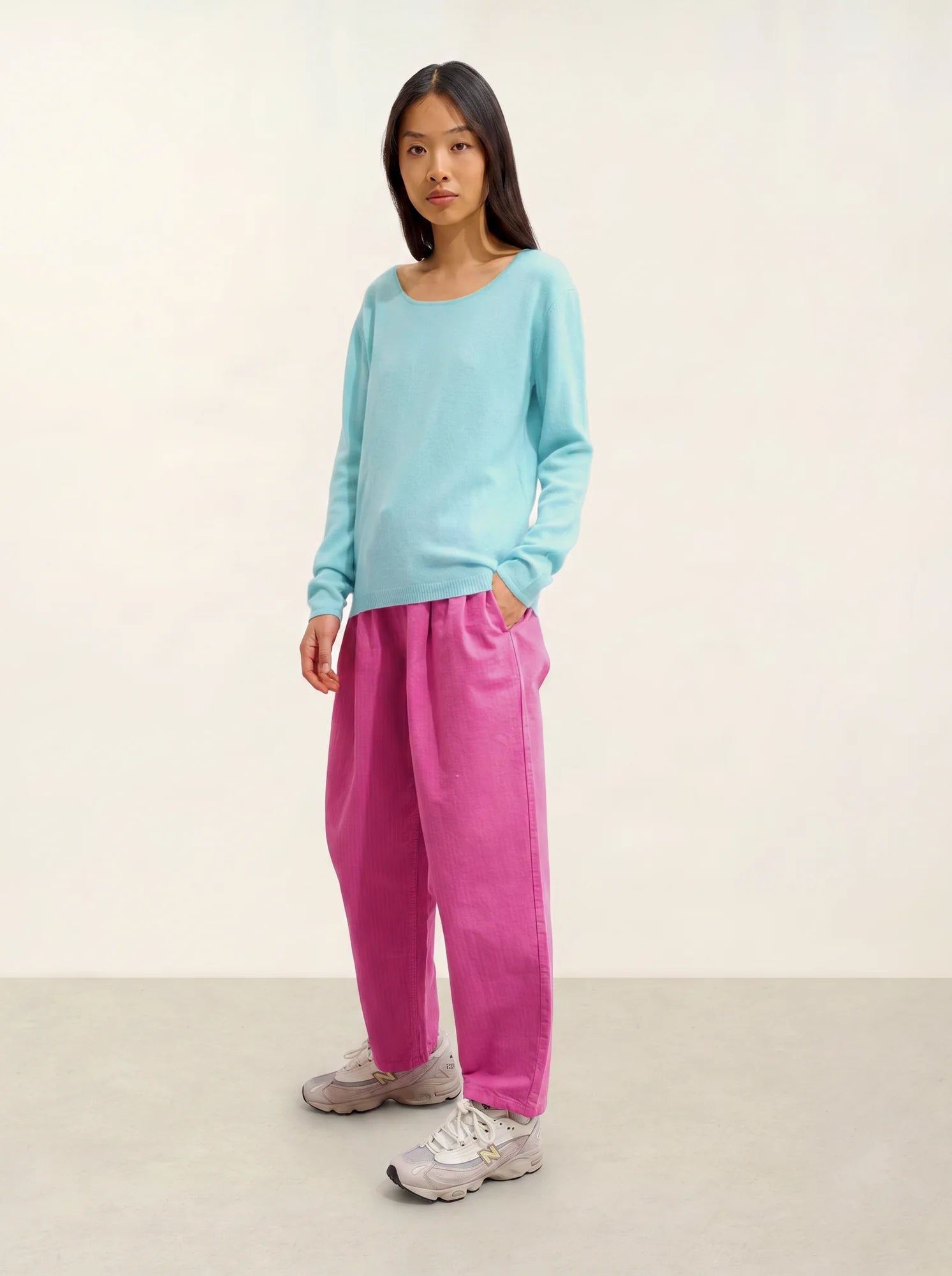 LANFON pull col rond aqua