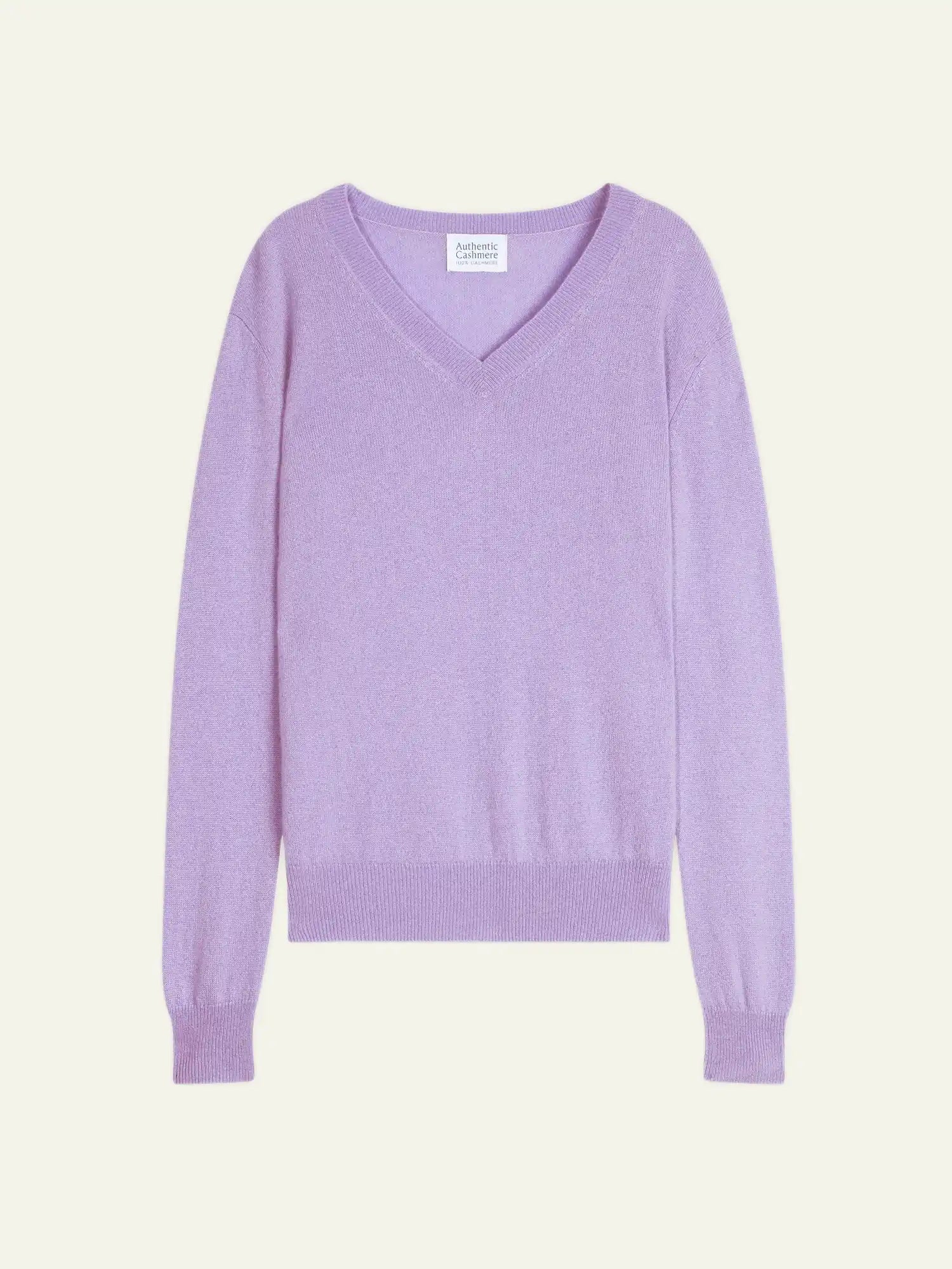 GARDORIA pull col V mauve