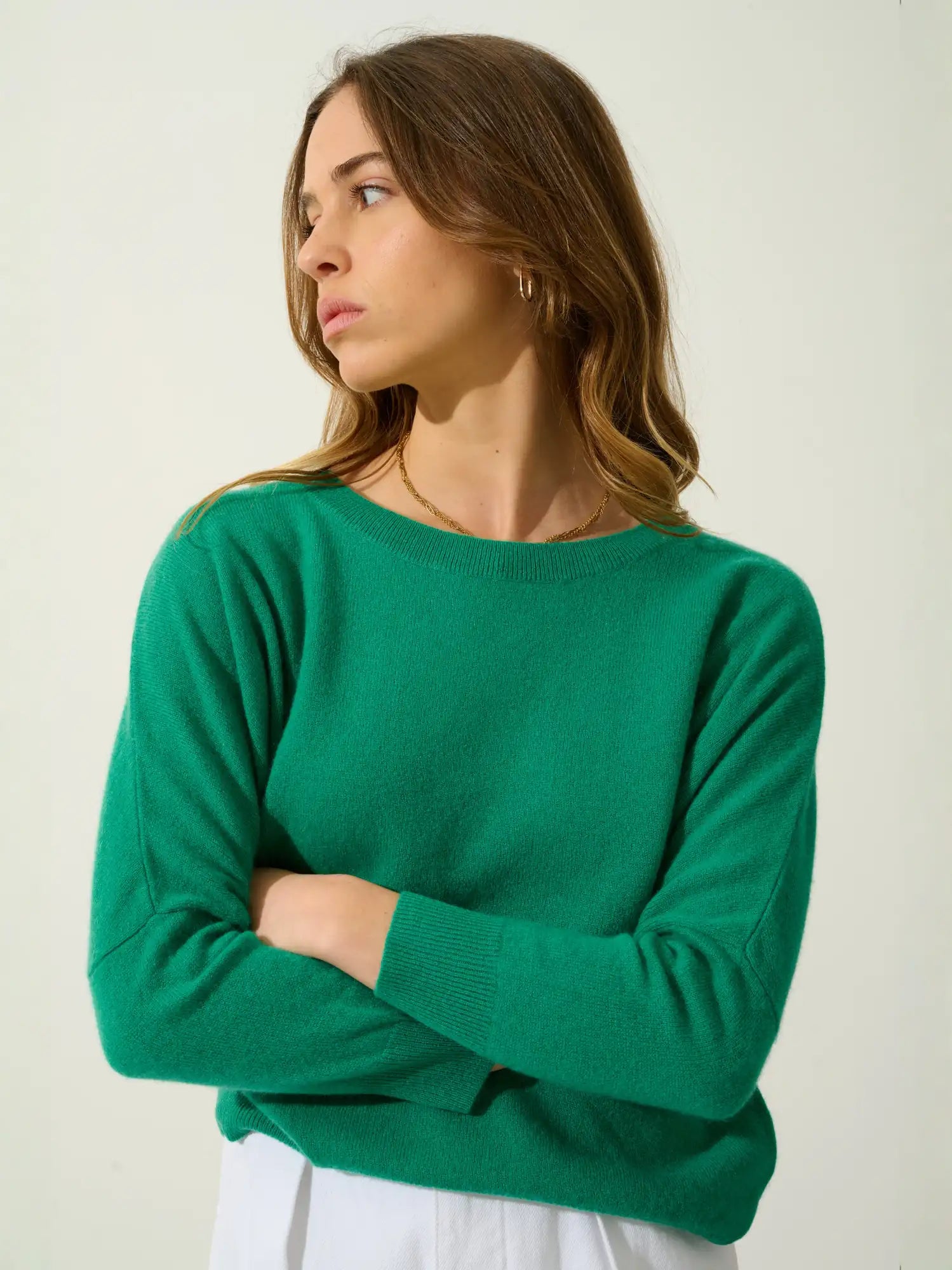 GOLÉON sweater batwing mint