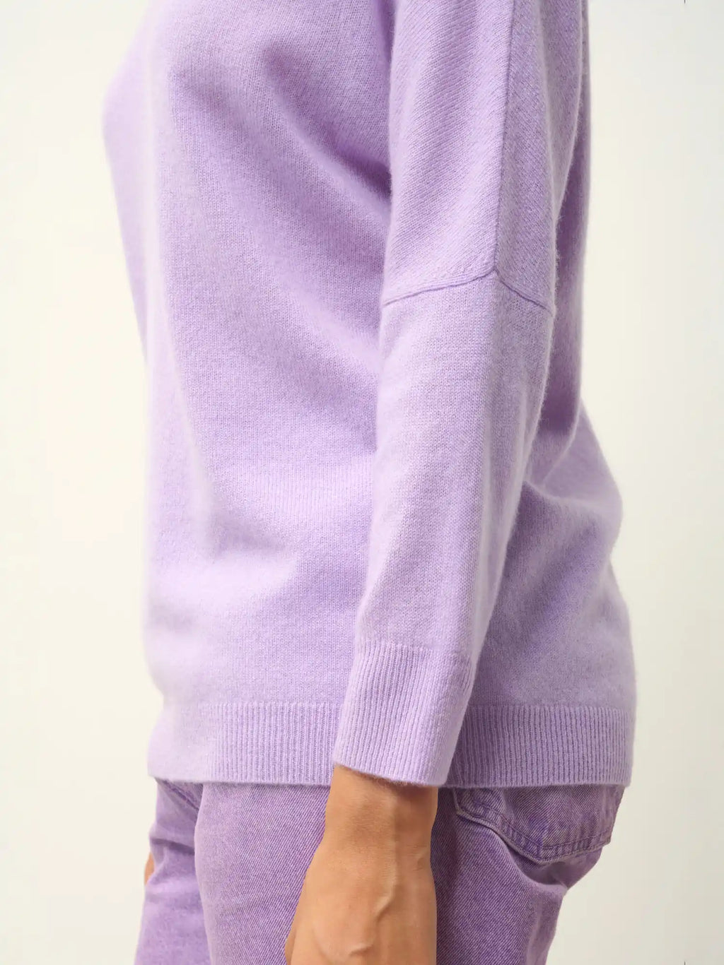GOLÉON sweater batwing mauve