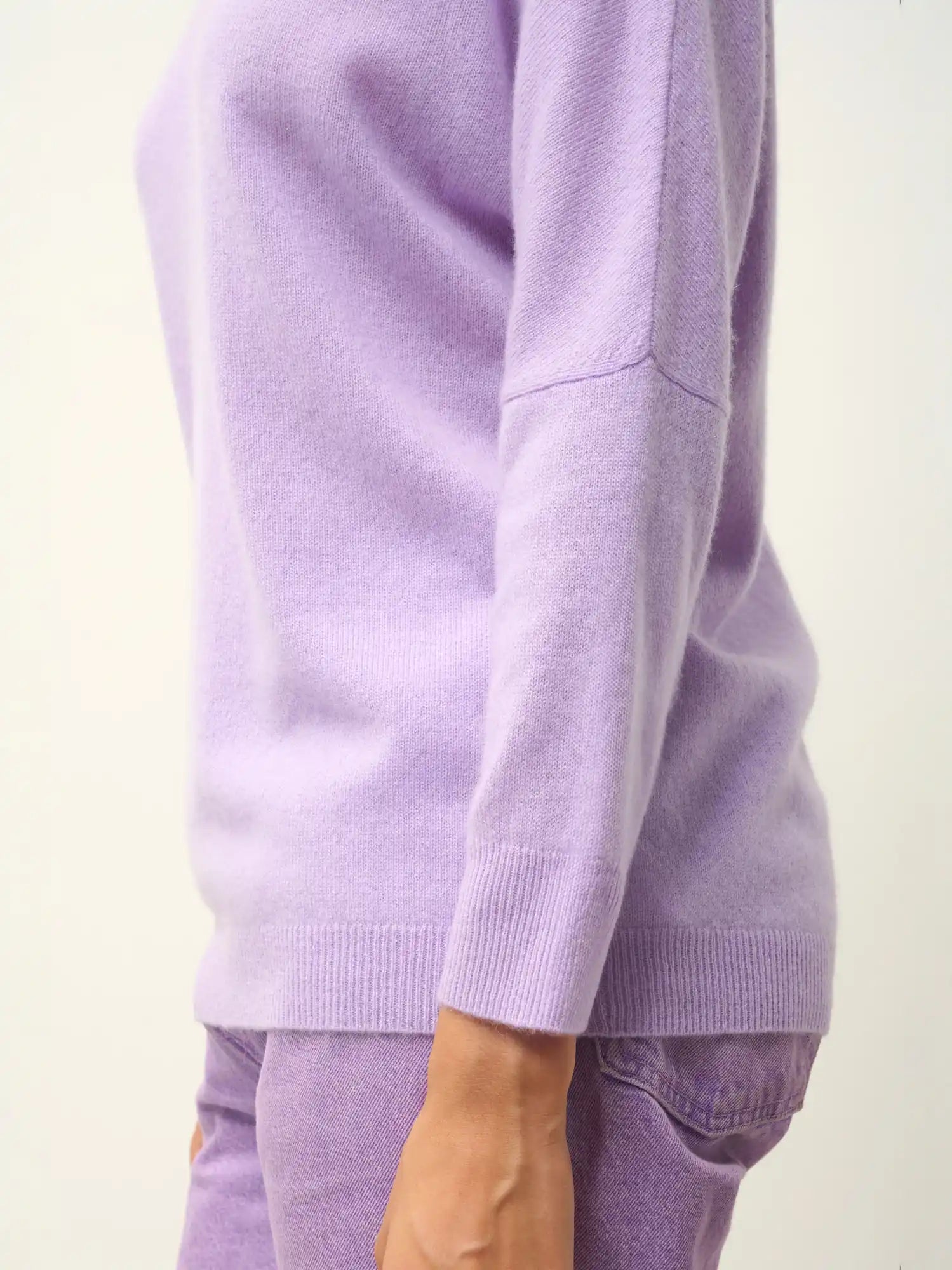 GOLÉON sweater batwing mauve