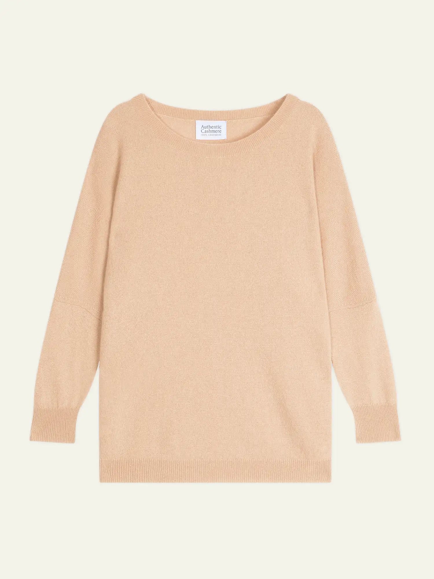 GOLÉON pull chauve souris beige