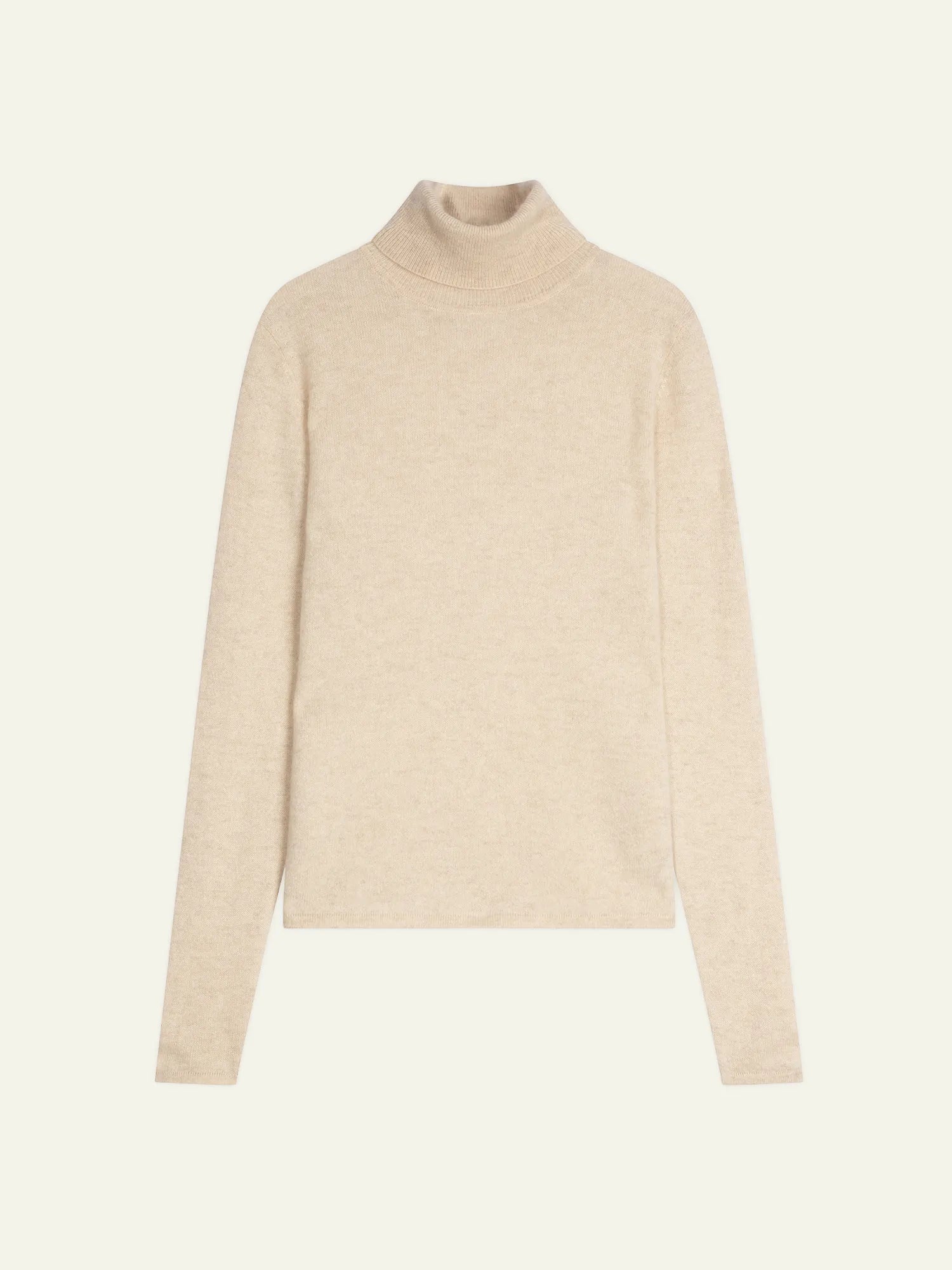 BISE pull col roulé avoine