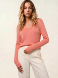 GALISE pull col V pêche