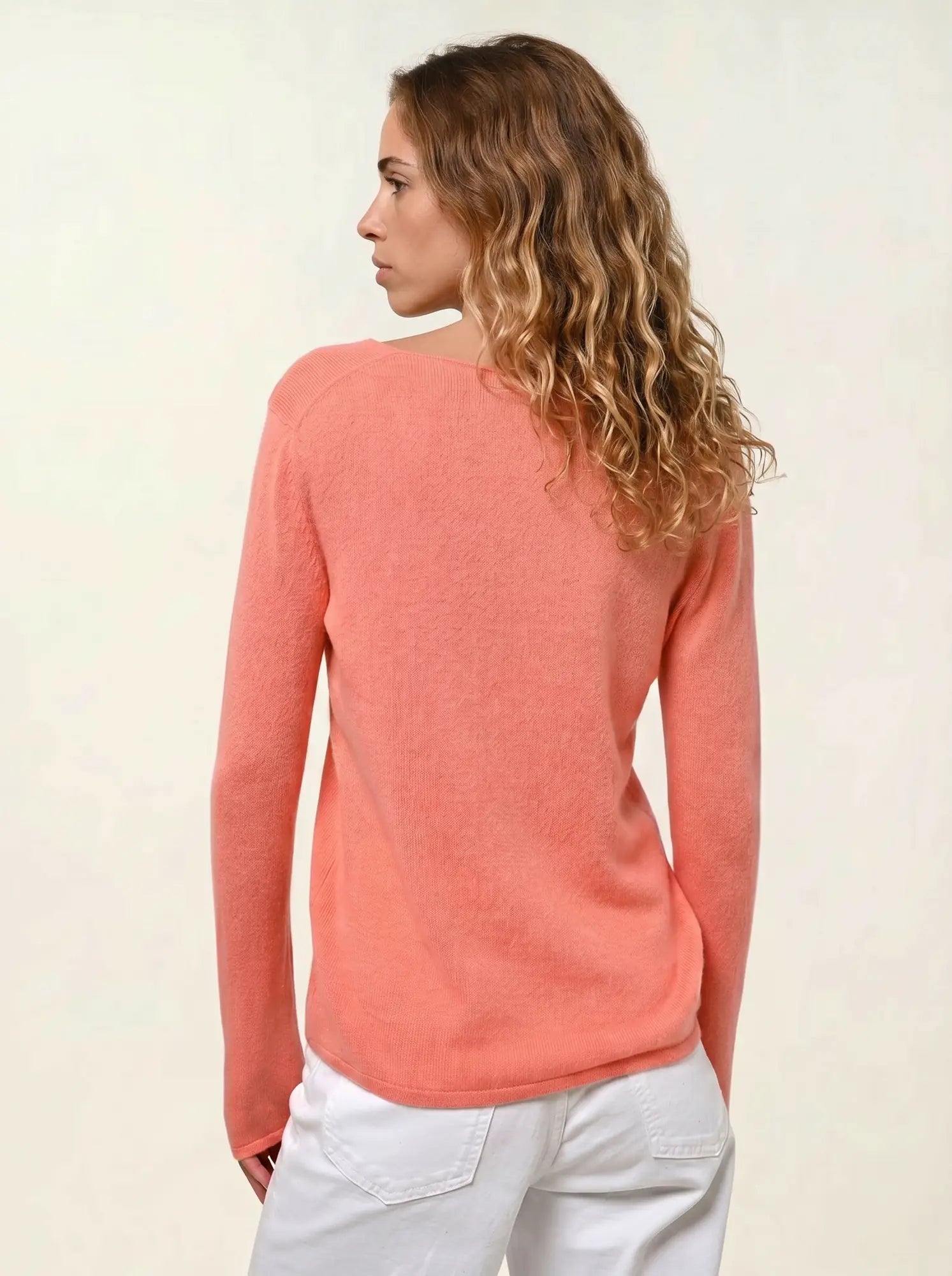 GALISE pull col V pêche