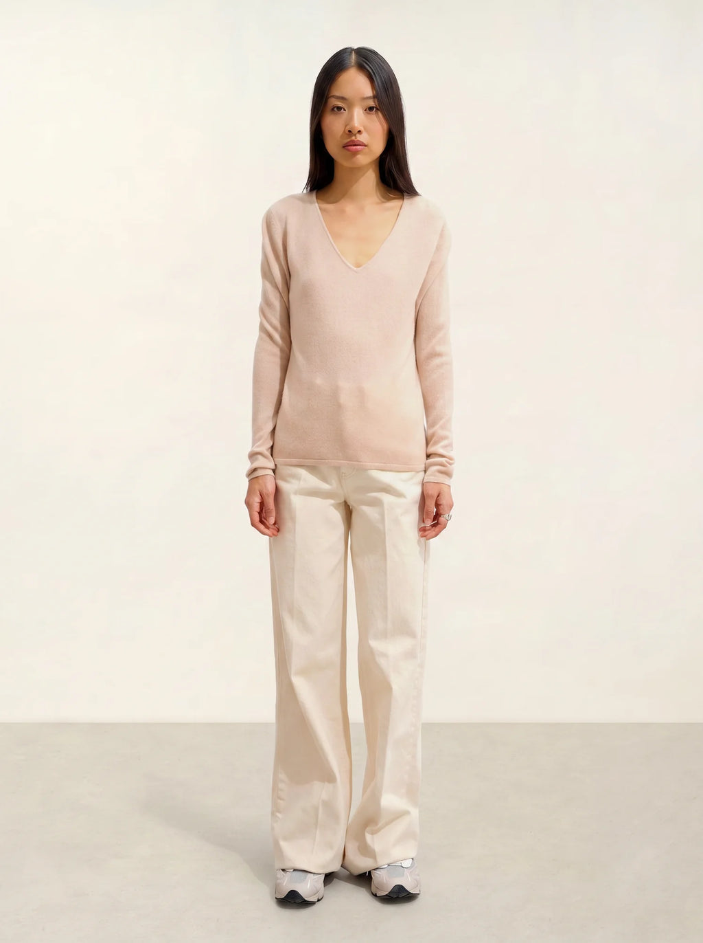GALISE pull col V nude